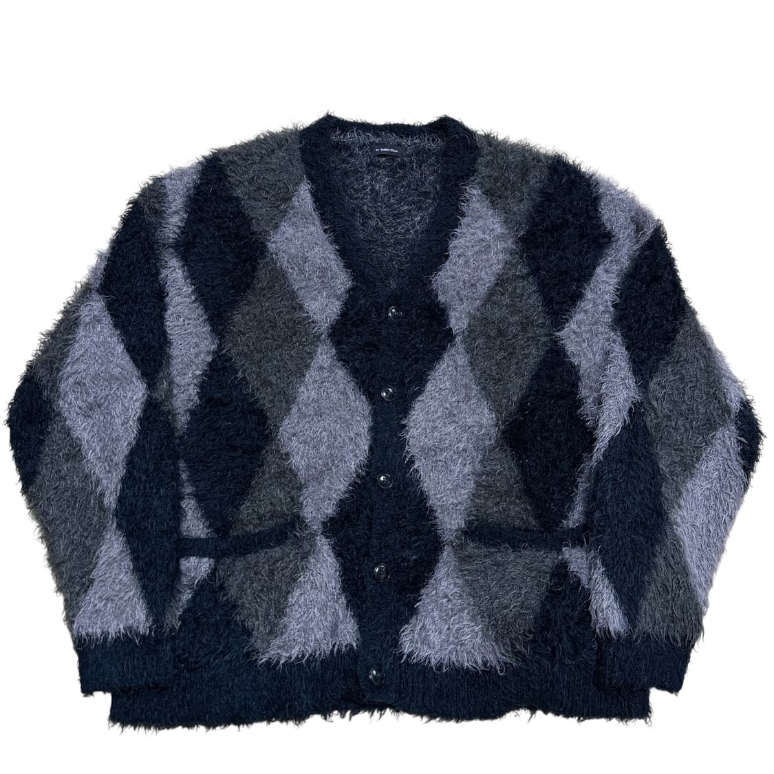 넘버나인 아가일 모헤어 가디건 상품이미지2