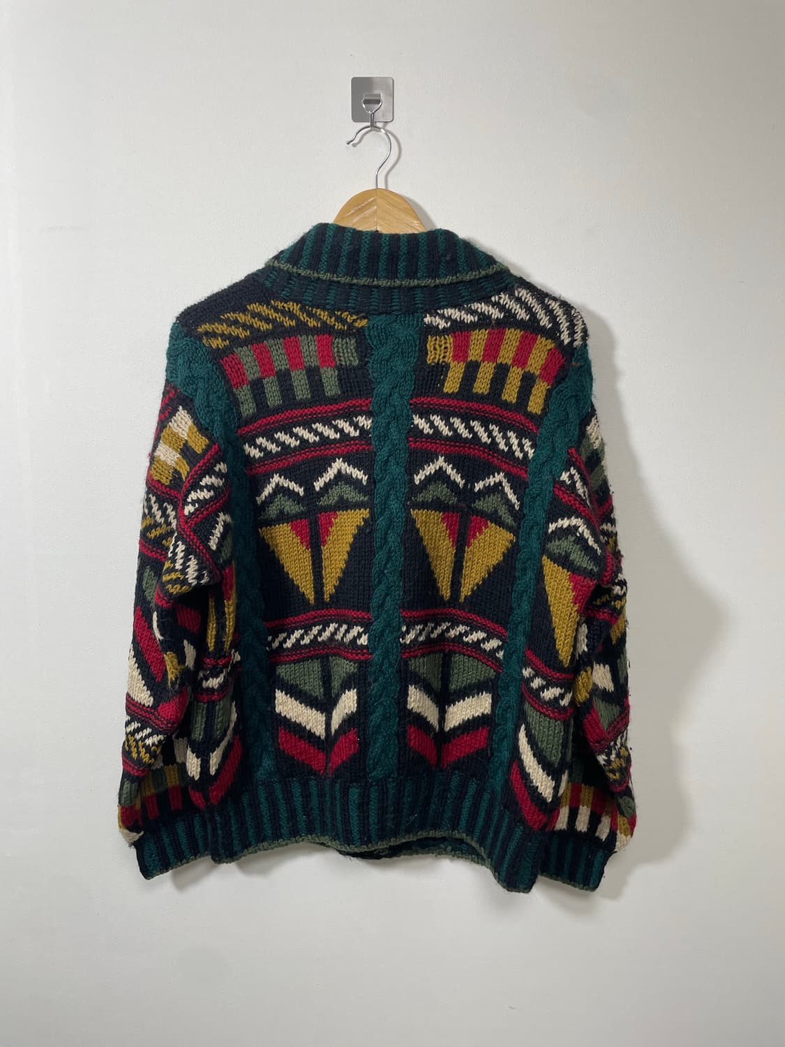 빈티지 패턴 떡볶이 가디건 Free - K19  상품이미지2