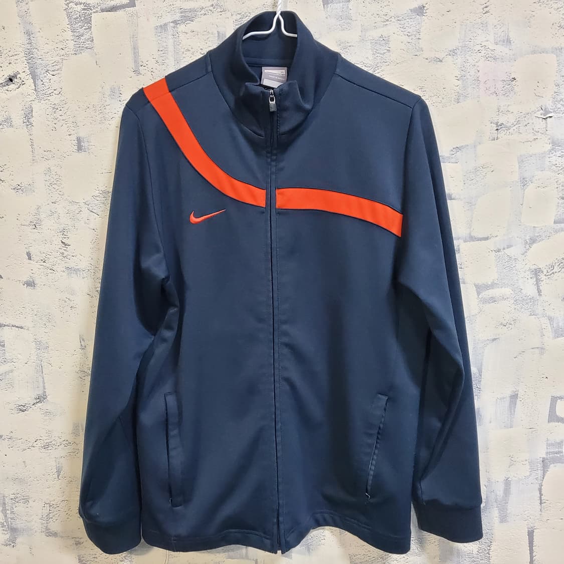 나이키 올드스쿨 네이비 오렌지 라인 져지   상품이미지1