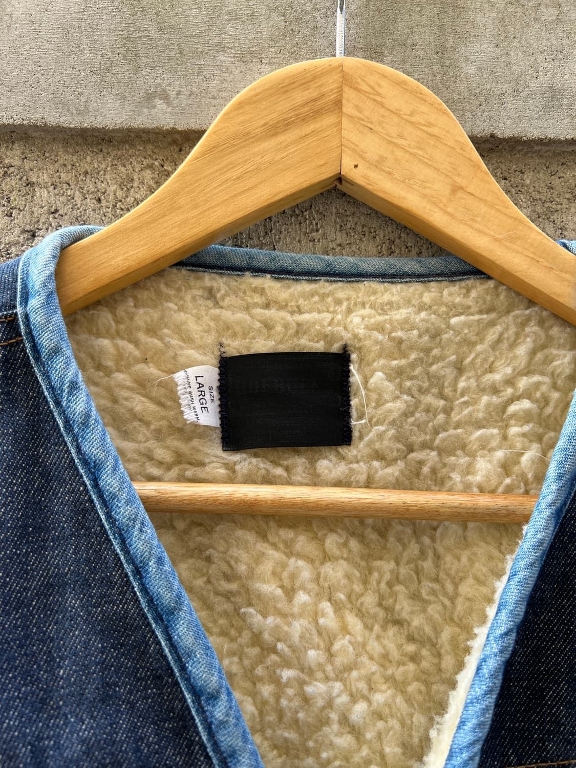 1970s SEARS ROEBUCKS DENIM 빈티지데님쉐르파베스트 상품이미지6