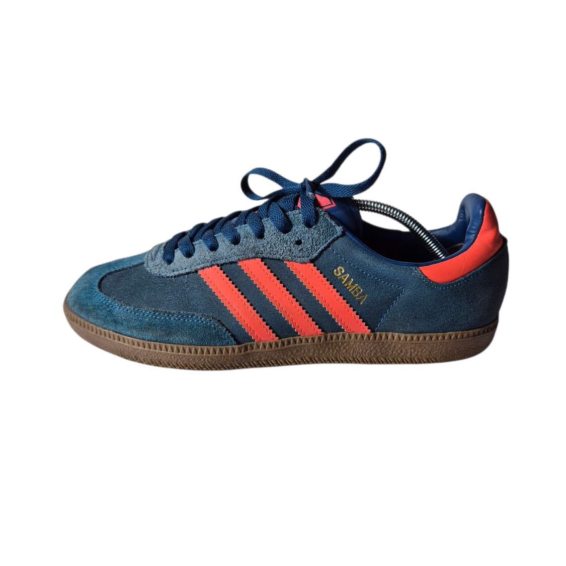 260) 13s adidas 아디다스 삼바 트라이벌 블루 레드 상품이미지3