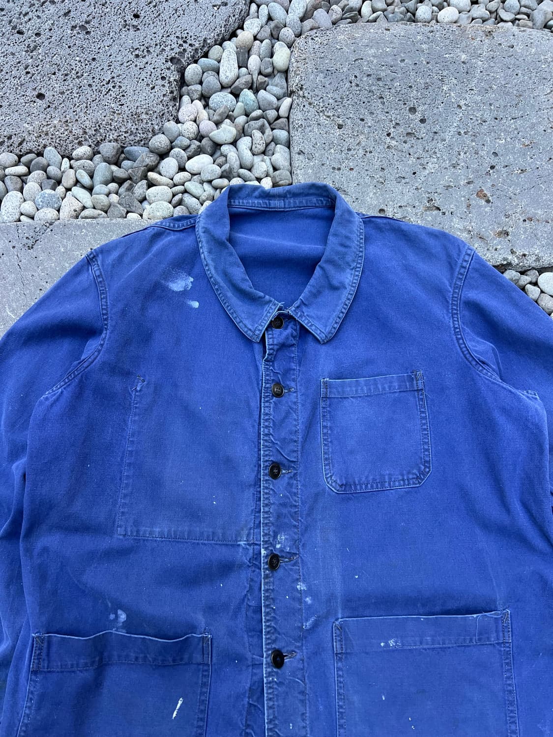 FADED VINTAGE WASHING PATCHWORK 프렌치워크자켓 상품이미지6