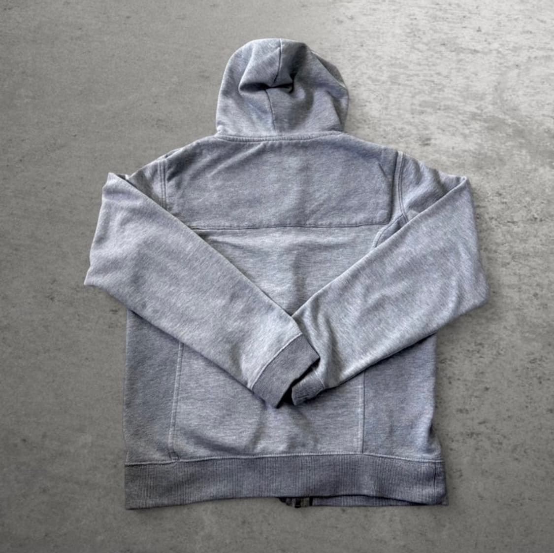 vintage elbow patched grey hoodie 상품이미지2