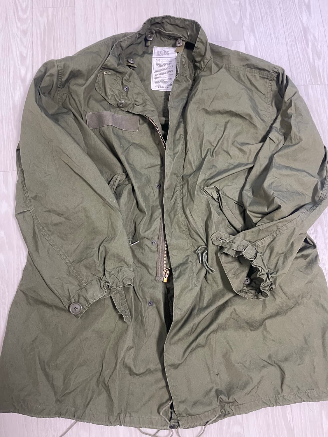 m65 피쉬테일 og 오리지널 M 외피 개파카 1982 상품이미지1