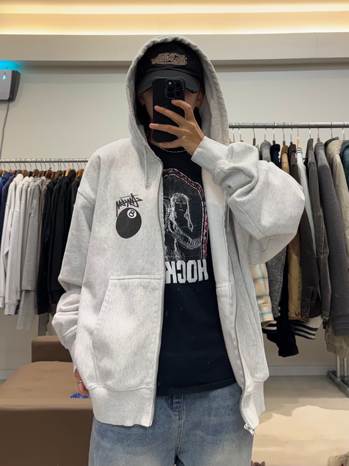 스투시 8볼 후드집업 상품이미지7