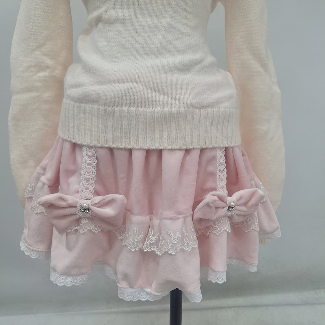 슈슈 스트로베리 스커트 통판 갸루 히메갸루 라떼갸루 상품이미지1