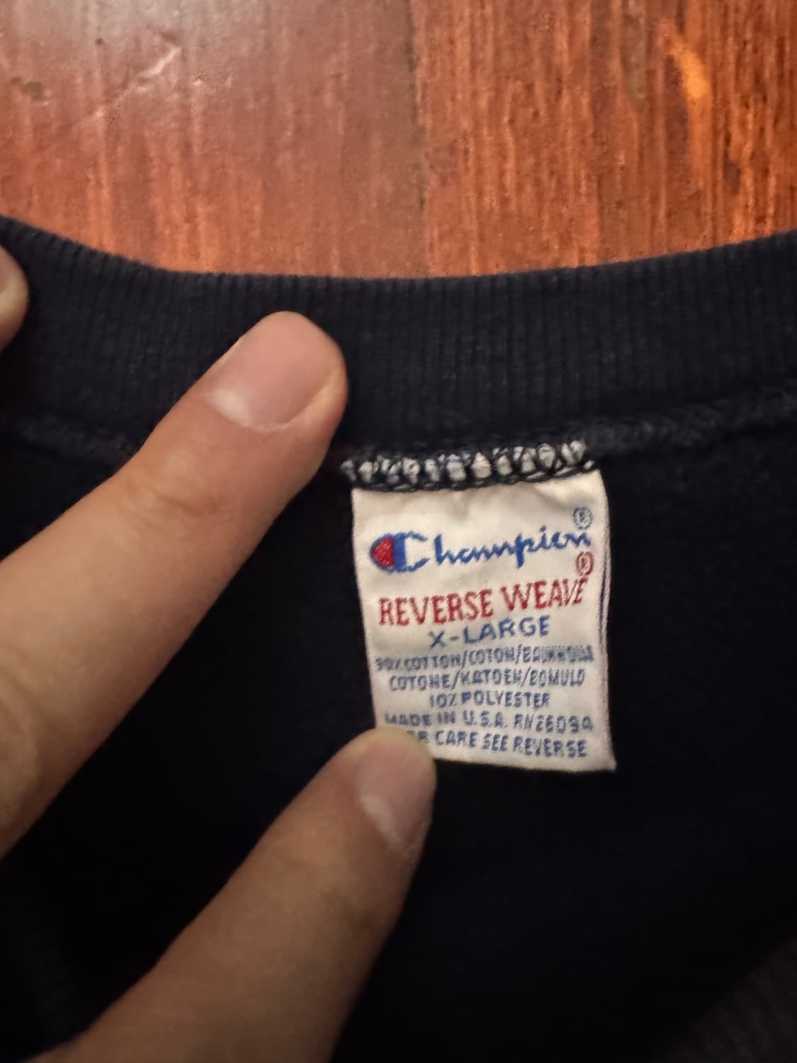 [XL] 90s 챔피온 리버스위브 맨투맨 상품이미지2