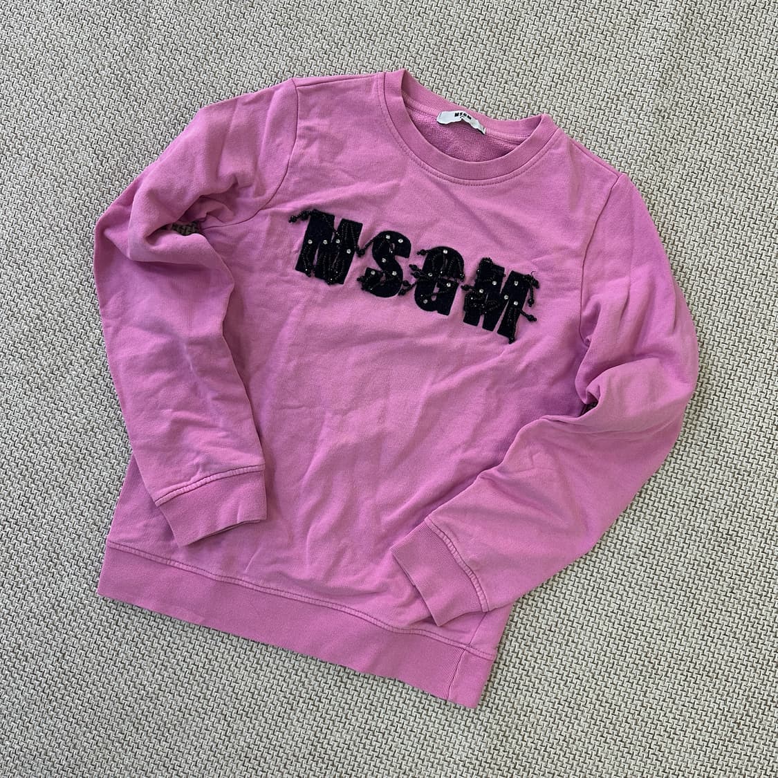 실측확인 MSGM 키즈 맨투맨 0417D 상품이미지1