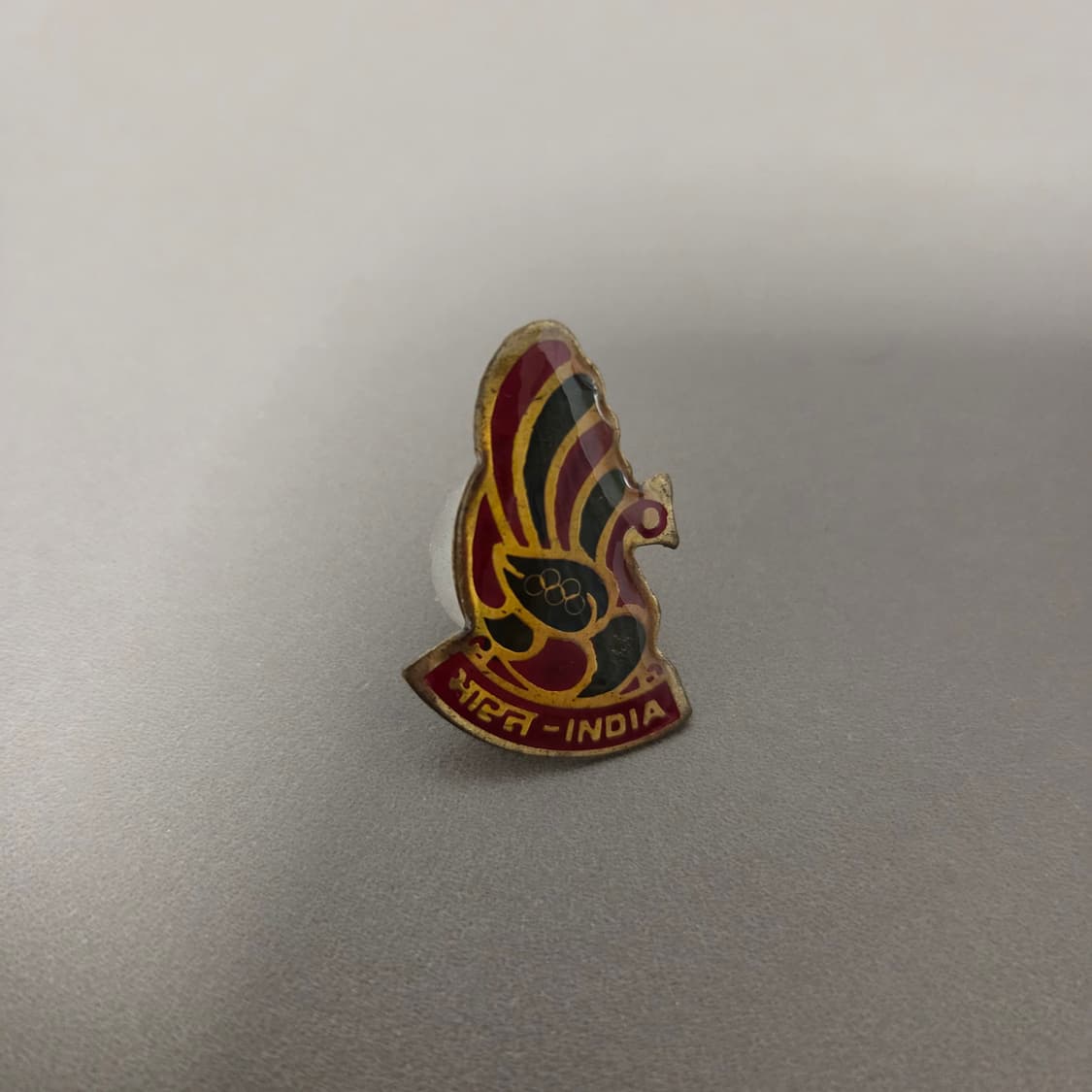 인도 올림픽 협회 공작새 뱃지 상품이미지1