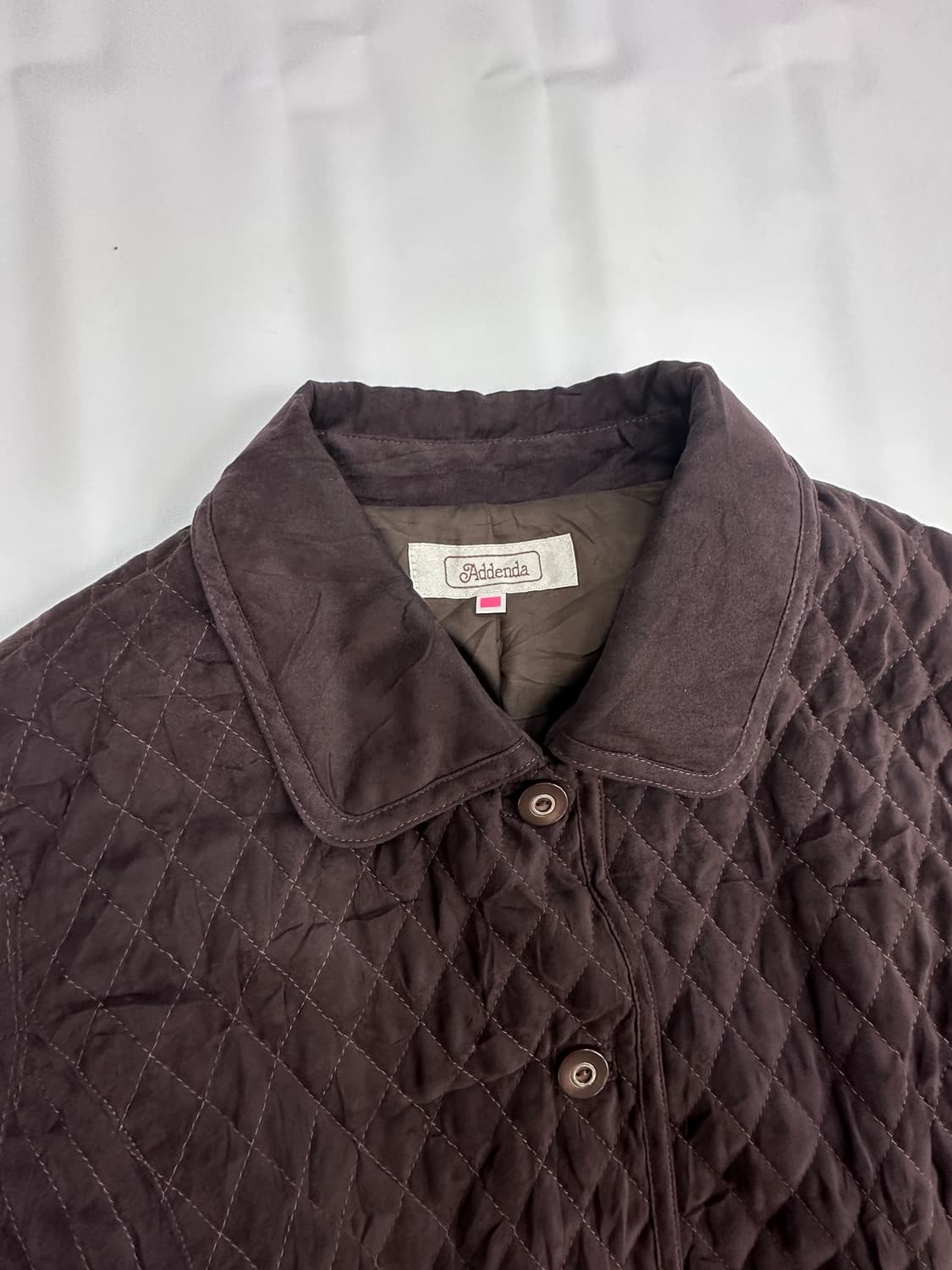 초코 브라우니맛 폭닥 퀼팅 자켓 아우터 코트 점퍼 그런지 히피 하구미 상품이미지4