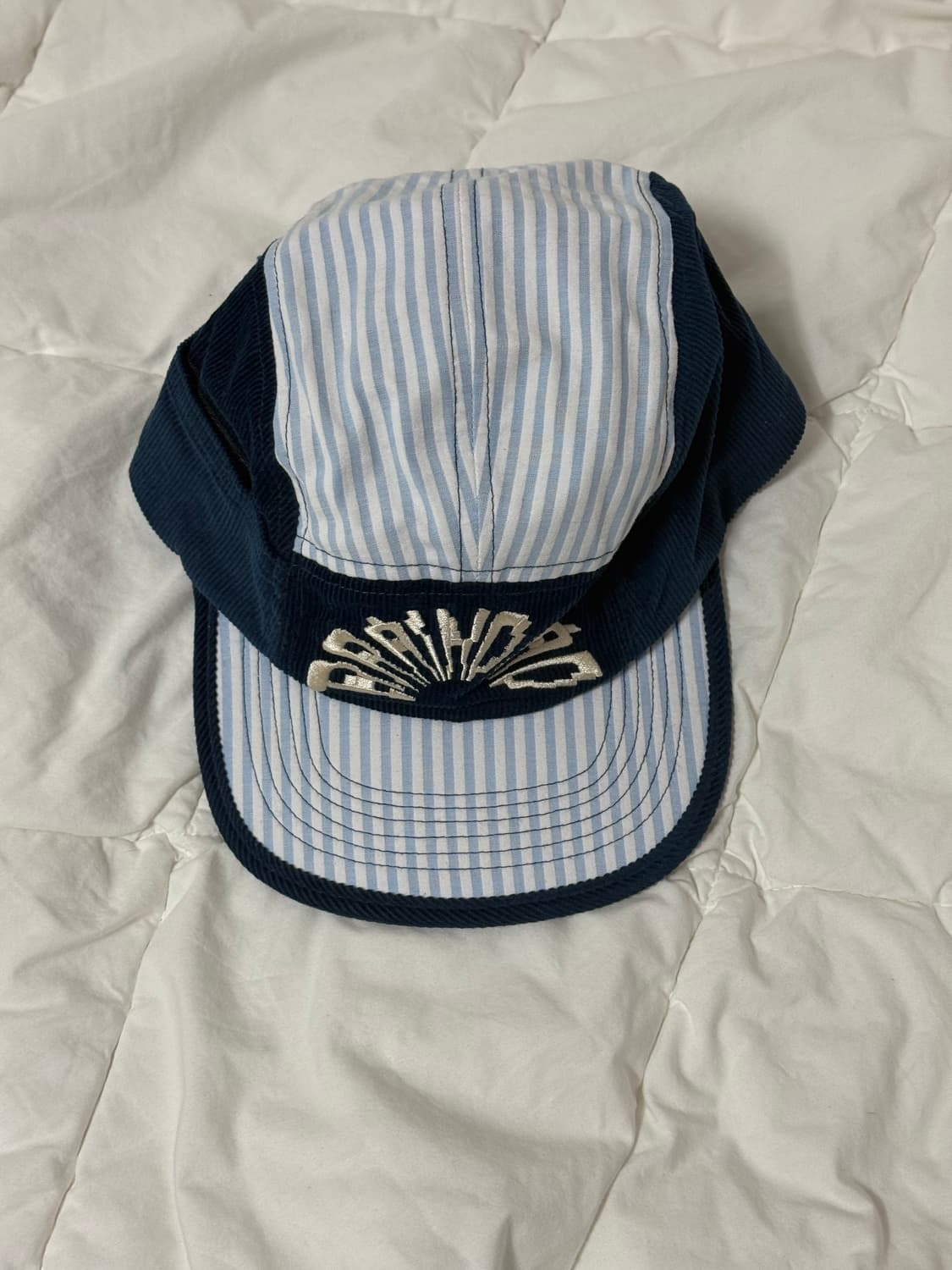 브레인데드 네이비 스트라이프 캡 모자 상품이미지1