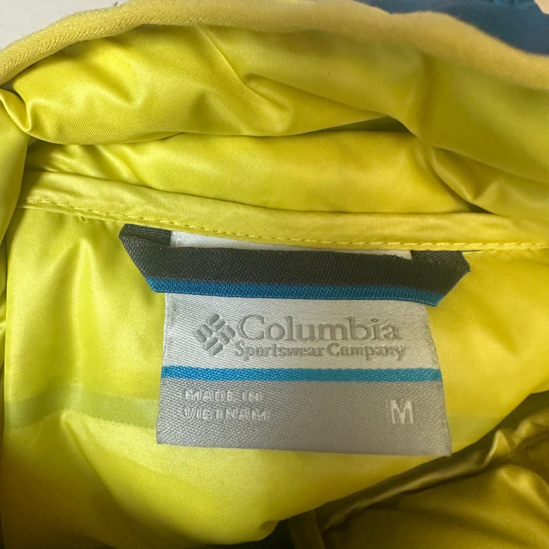 컬럼비아 고프코어 청록경량패딩 95 상품이미지3