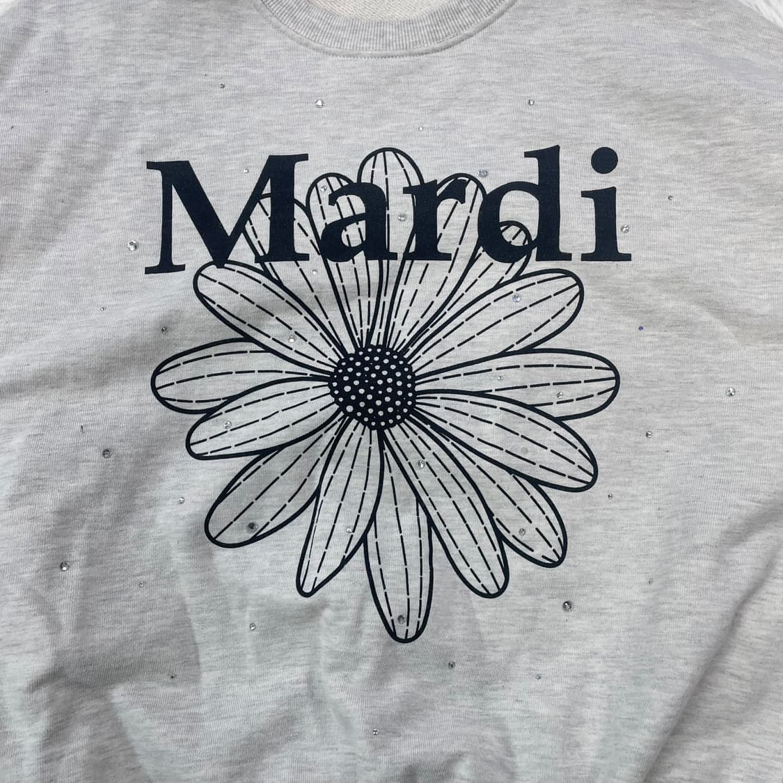 마르디메크르디 큐빅 플라워 맨투맨 상품이미지4