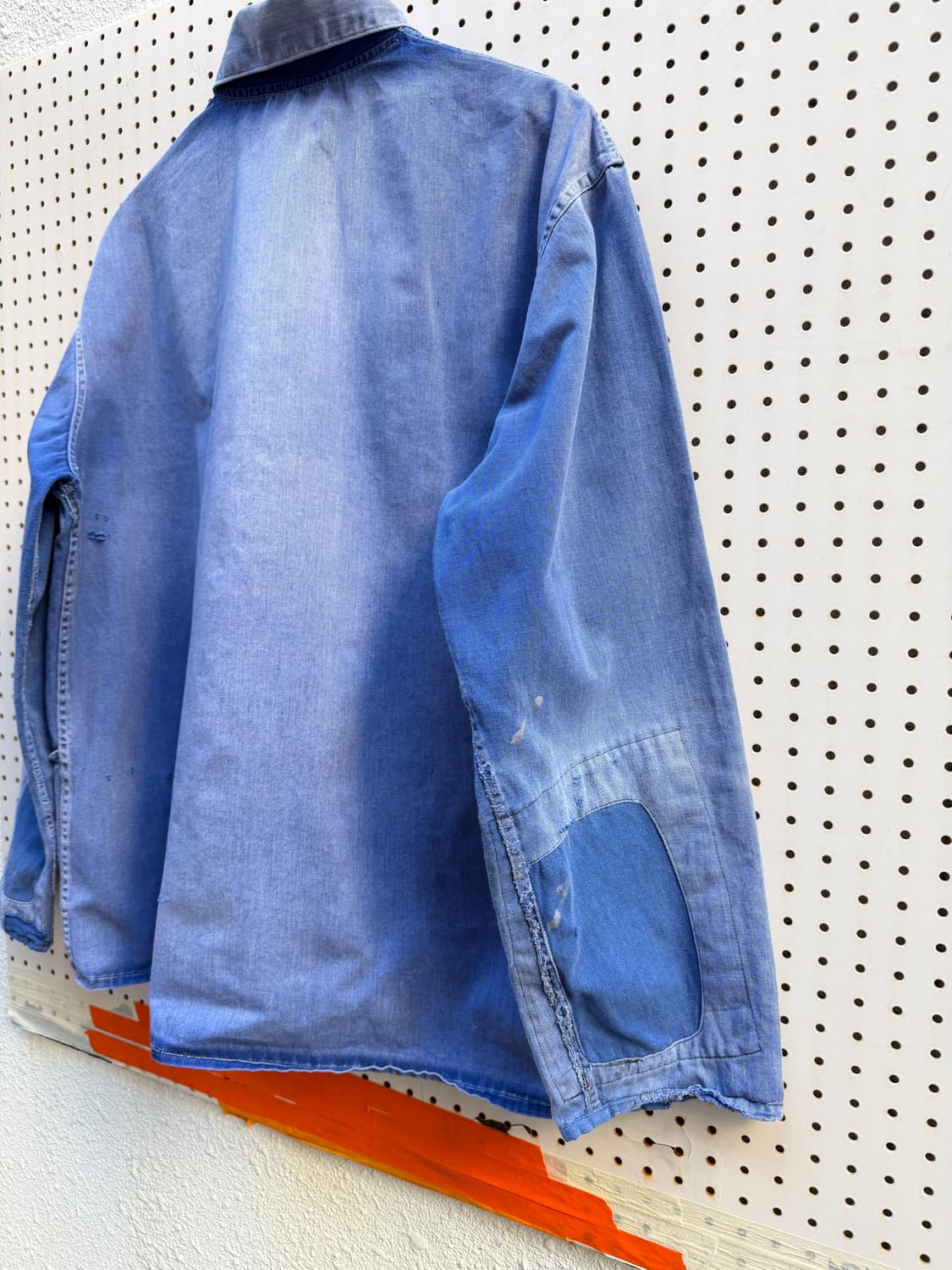 1970s HARD FADED WASHED 썬페이드 보로 프렌치워크자켓 상품이미지7