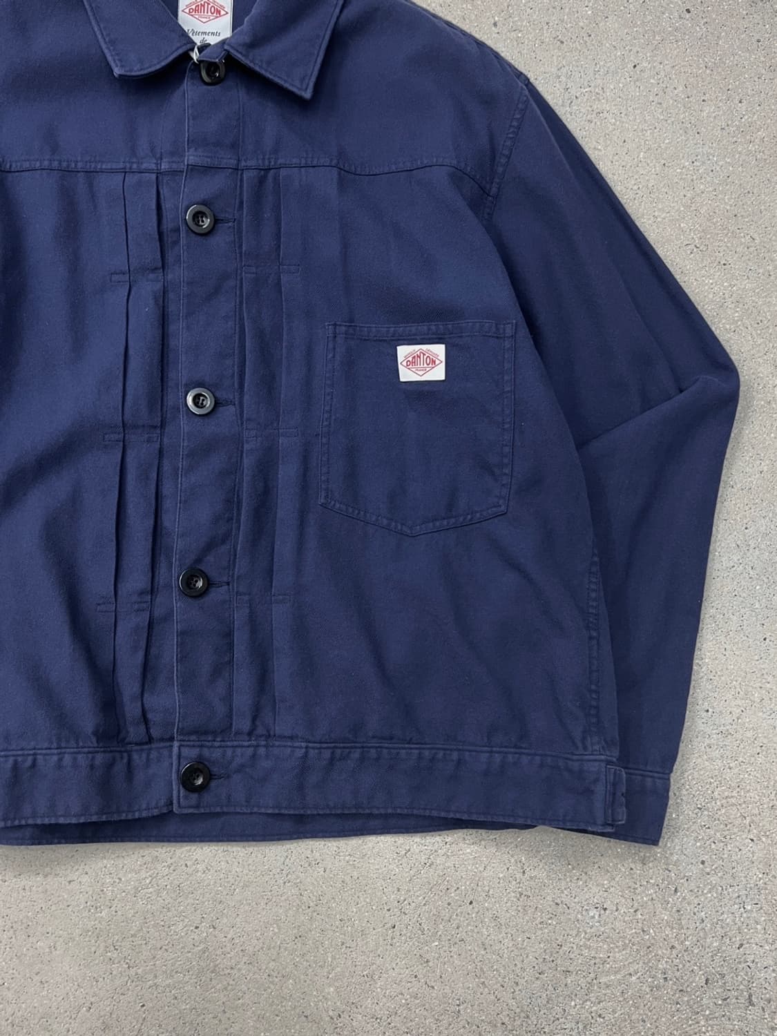 단톤 네이비 타입 1 트러커 셔츠 자켓 상품이미지4