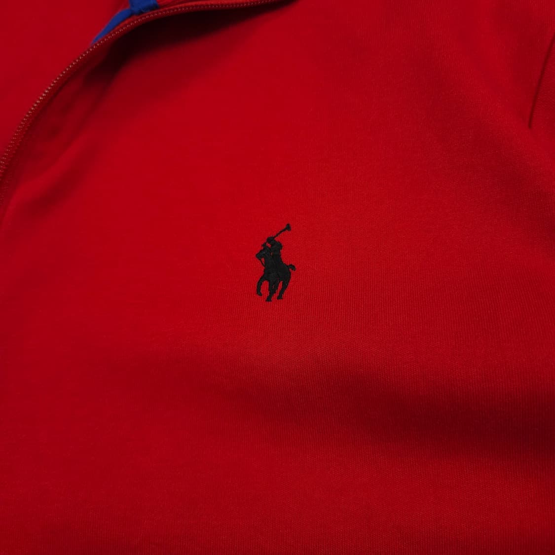 L(100) 폴로 랄프로렌 투톤 트랙탑 져지 레드 상품이미지3