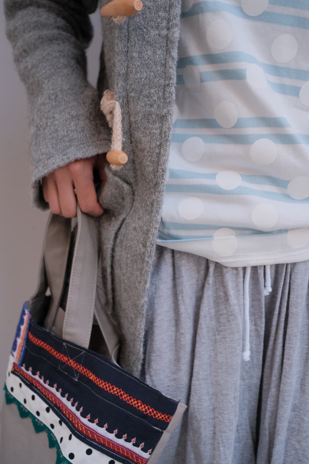 Patch work canvas bag 상품이미지3