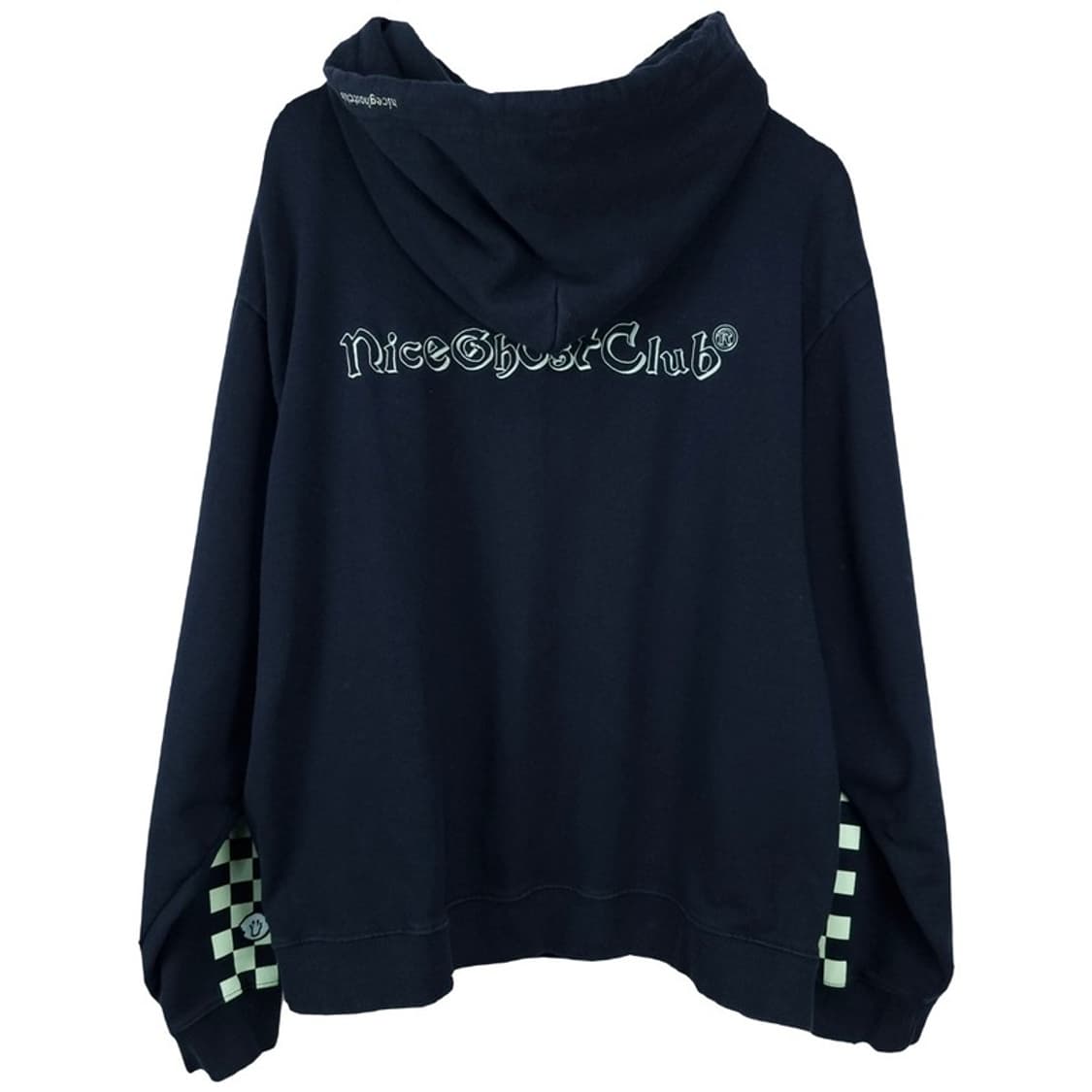 [나이스고스트클럽] 그래픽 프린팅 오버핏 후드티 네이비 M19781 상품이미지3