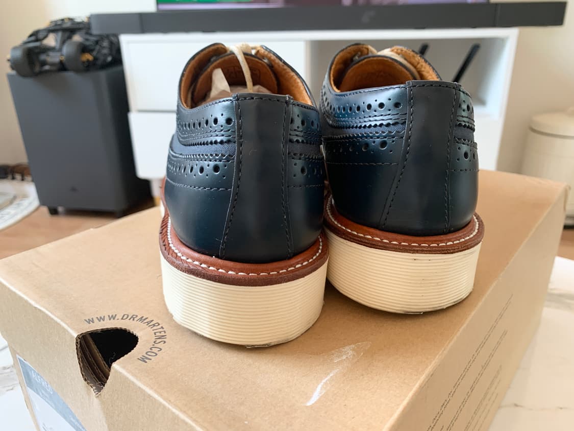 uk6 닥터마틴 알프레드 네이비 윙팁 더비슈즈 상품이미지3