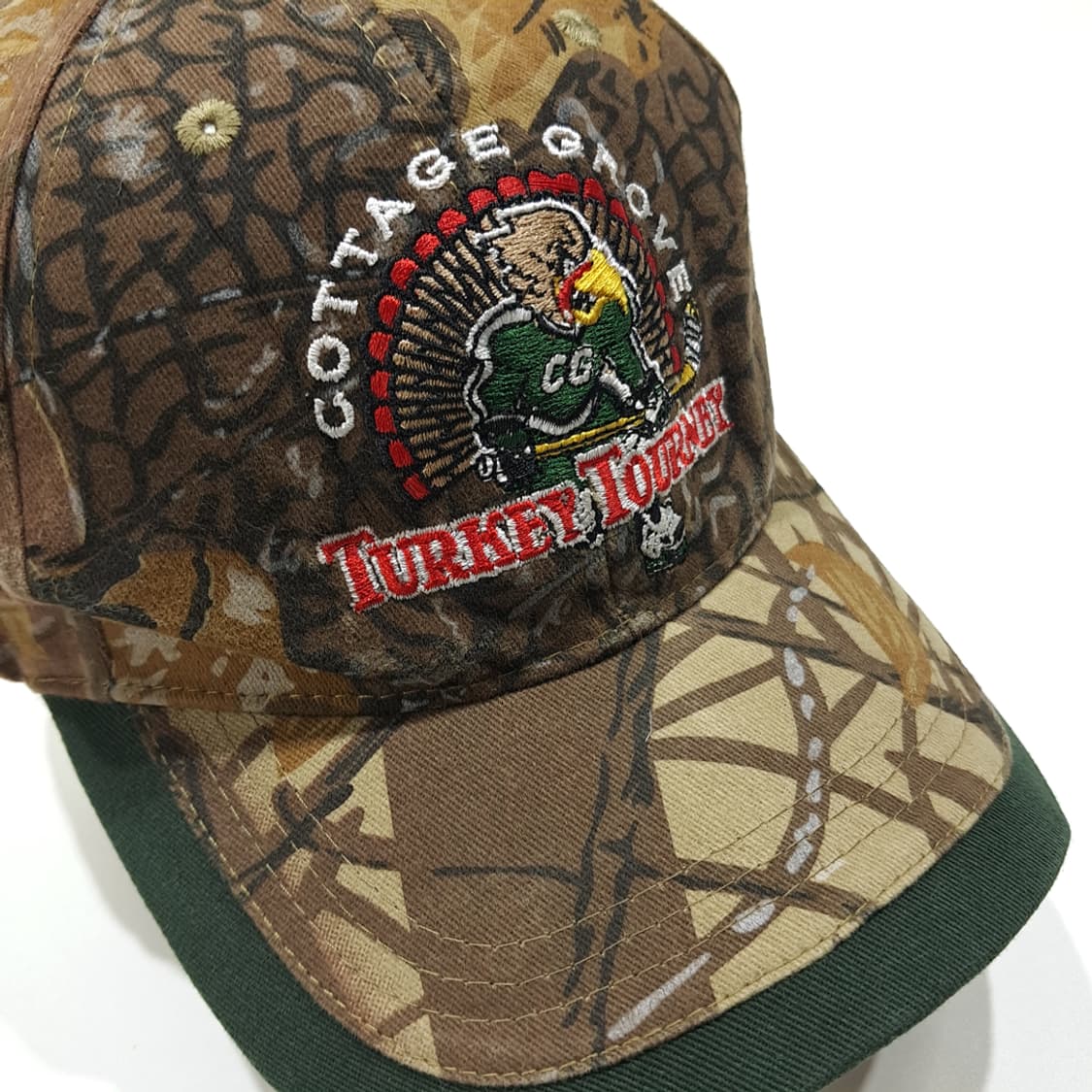 터키 토니 하키 자수 카모 & 그린 볼캡 P2033 상품이미지1