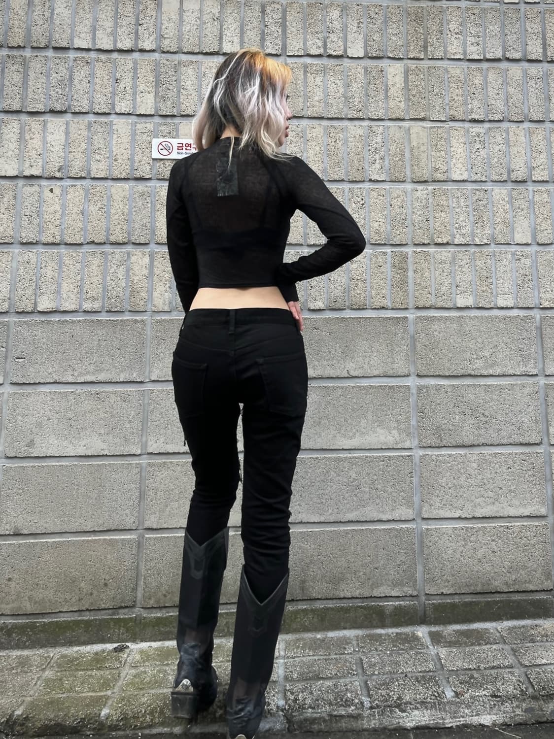 준야 와타나베 18S/S 데미지 디테일 데님진 상품이미지8