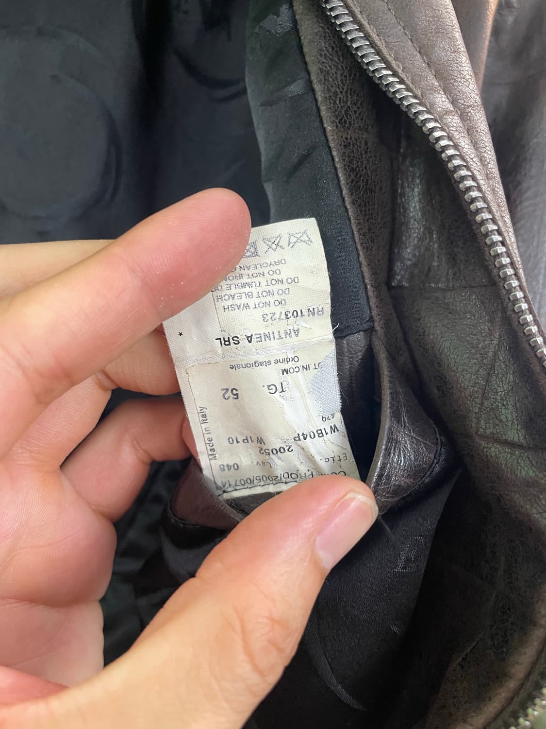 엠포리오알마니 남자 양가죽 상품이미지7