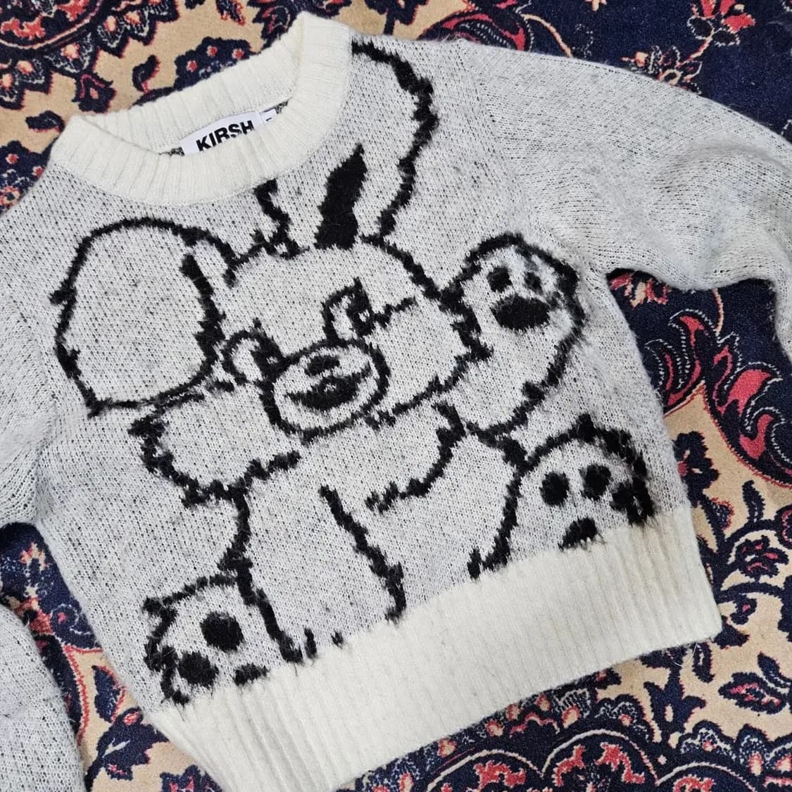 키르시(KIRSH) 21f 위티버니 크롭 니트 상품이미지2