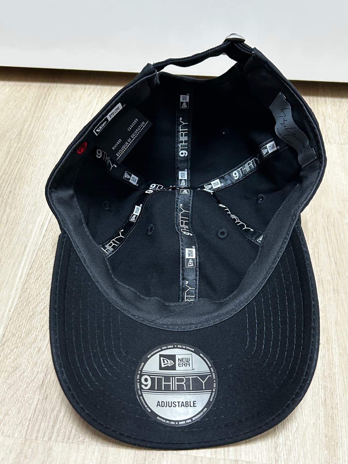 요지야마모토 뿌르옴므X뉴에라 볼캡 상품이미지3