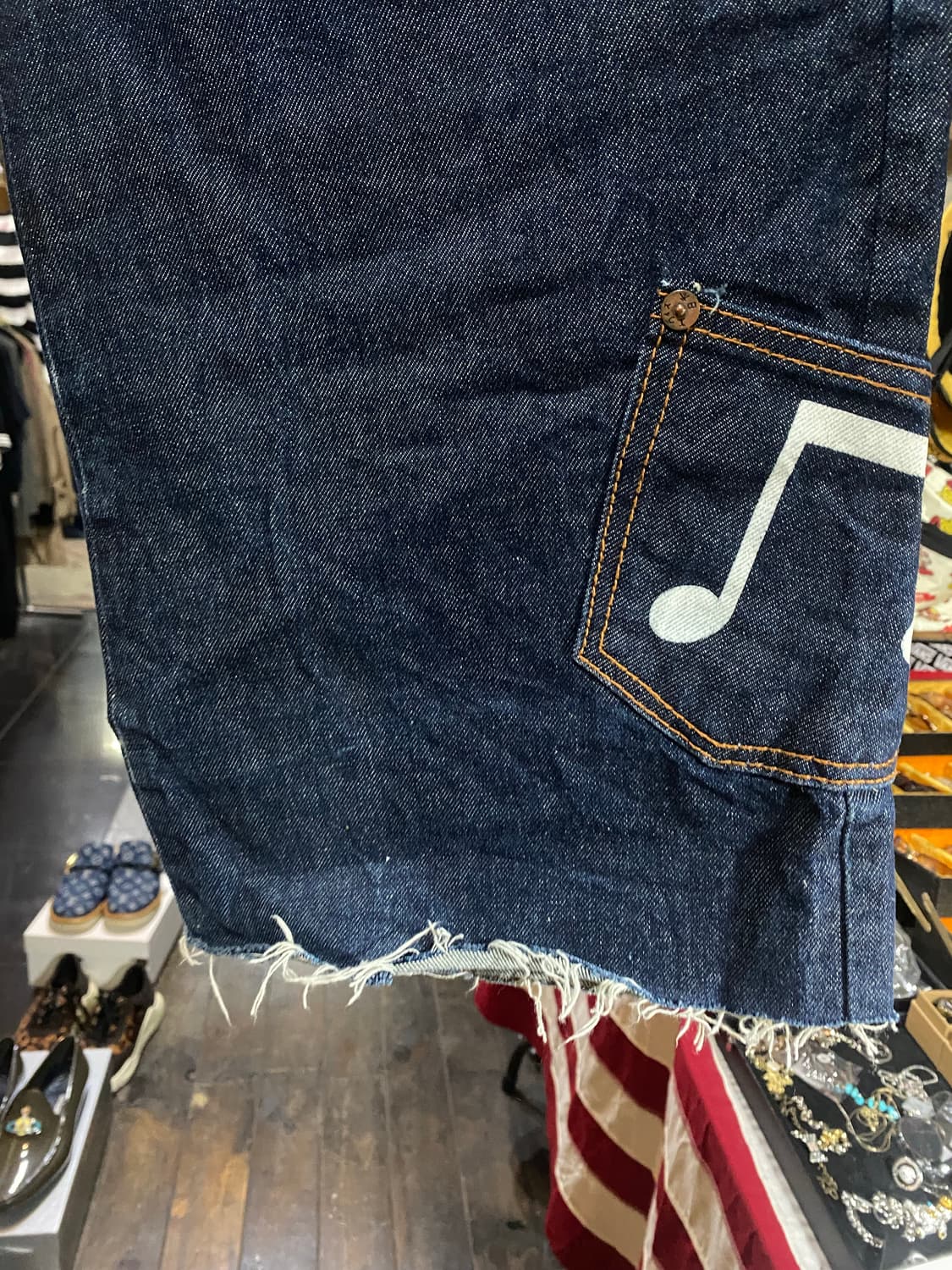 EVISU 에비수 컬티포켓 멜로디 팬츠 38 상품이미지6