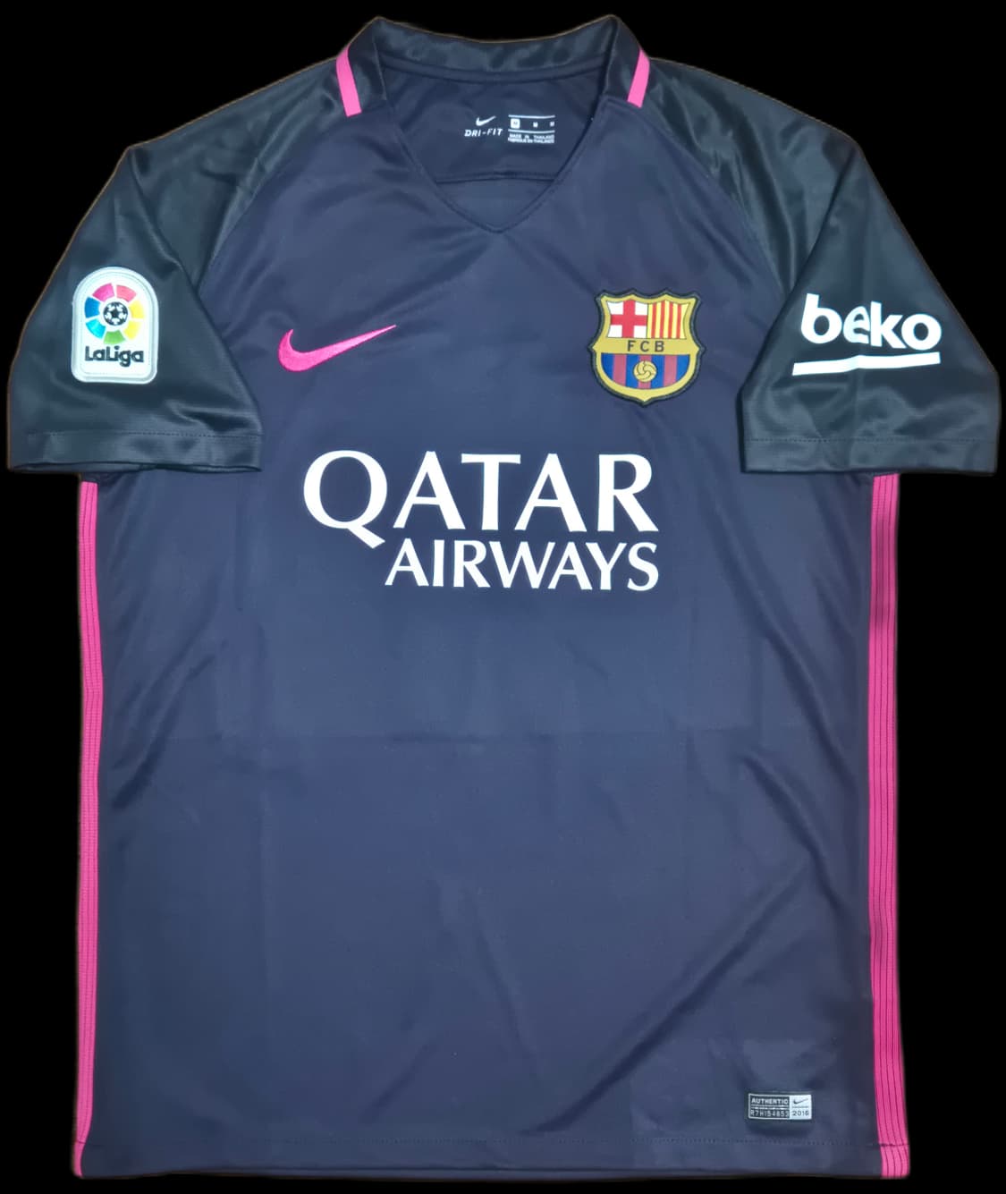 16-17 바르셀로나 어웨이 네이마르 주니어 유니폼 M 상품이미지2