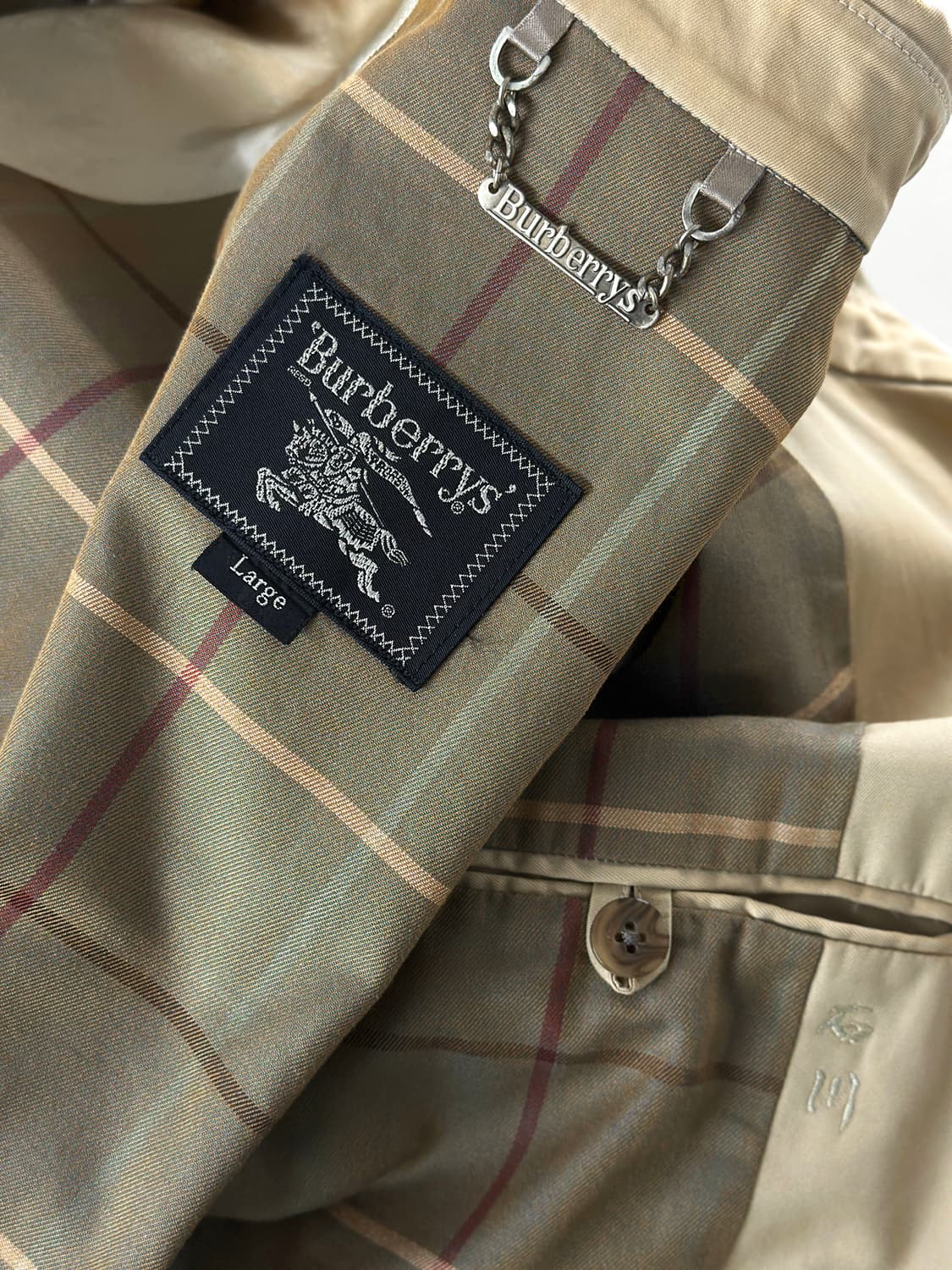 90s 빈티지 버버리 해링턴 자켓 상품이미지10