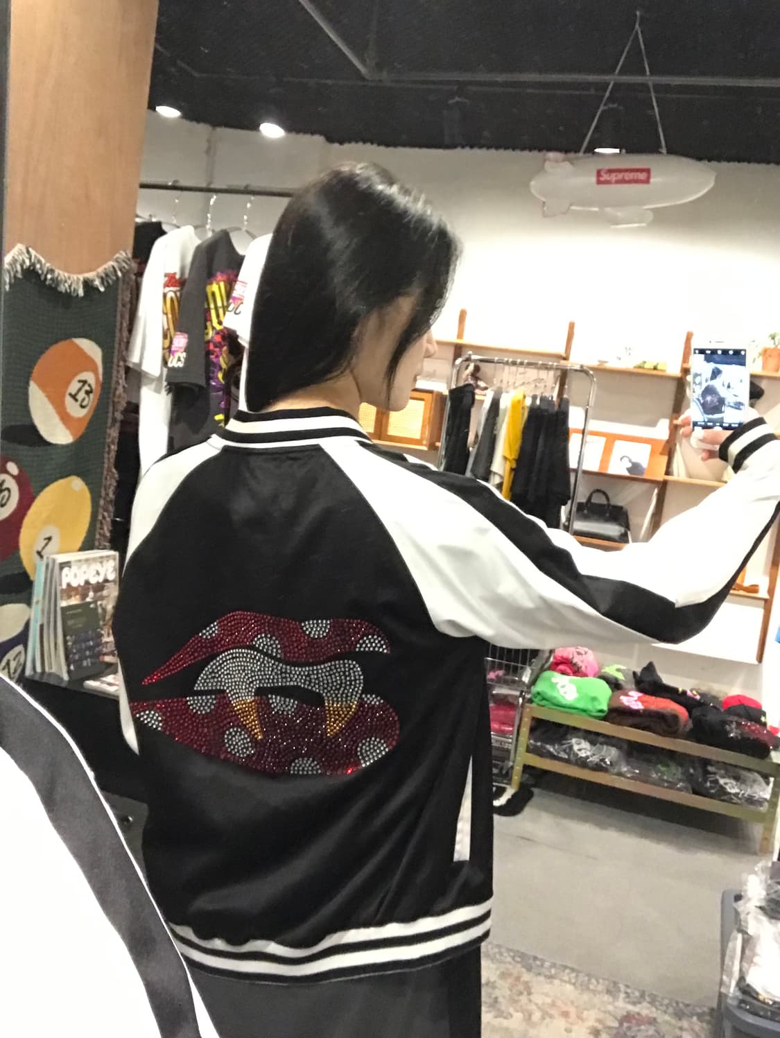 스투시 STUSSY Vampire Rhinestone Sukajan 상품이미지3
