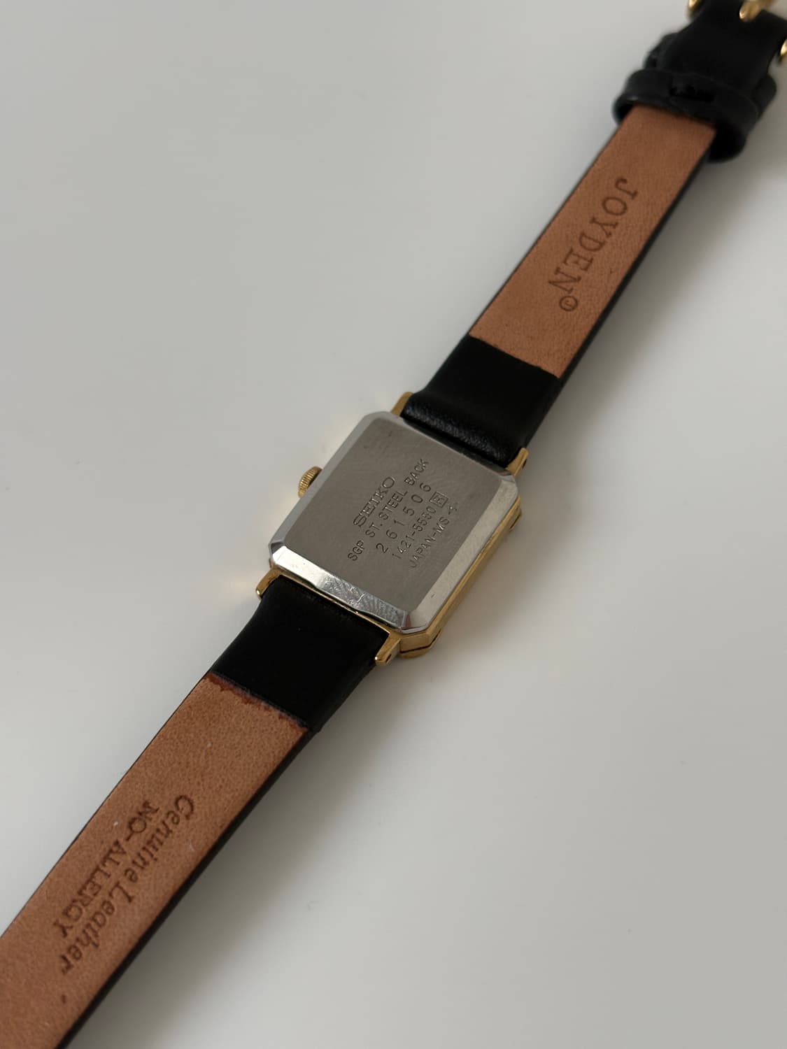 1980s Green Edge Square Ladies Quartz 상품이미지7