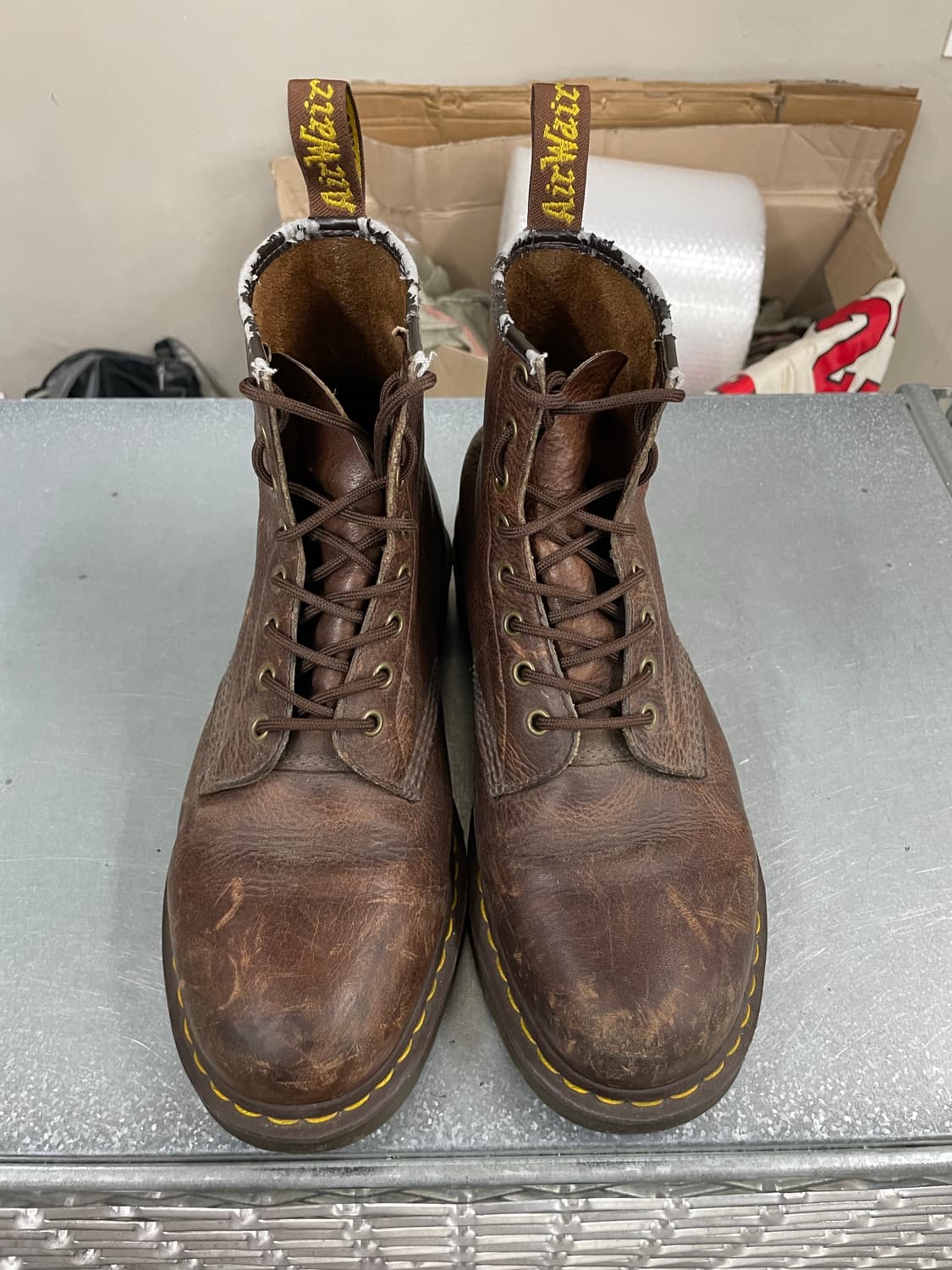 닥터마틴 8홀 부츠 브라운 uk9 상품이미지5