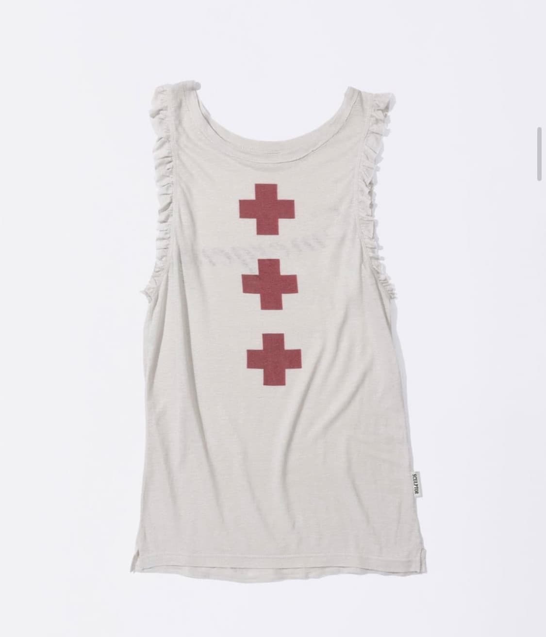 스컬프터 이머전시 Emergency Muscle Tank Top Whit 상품이미지1