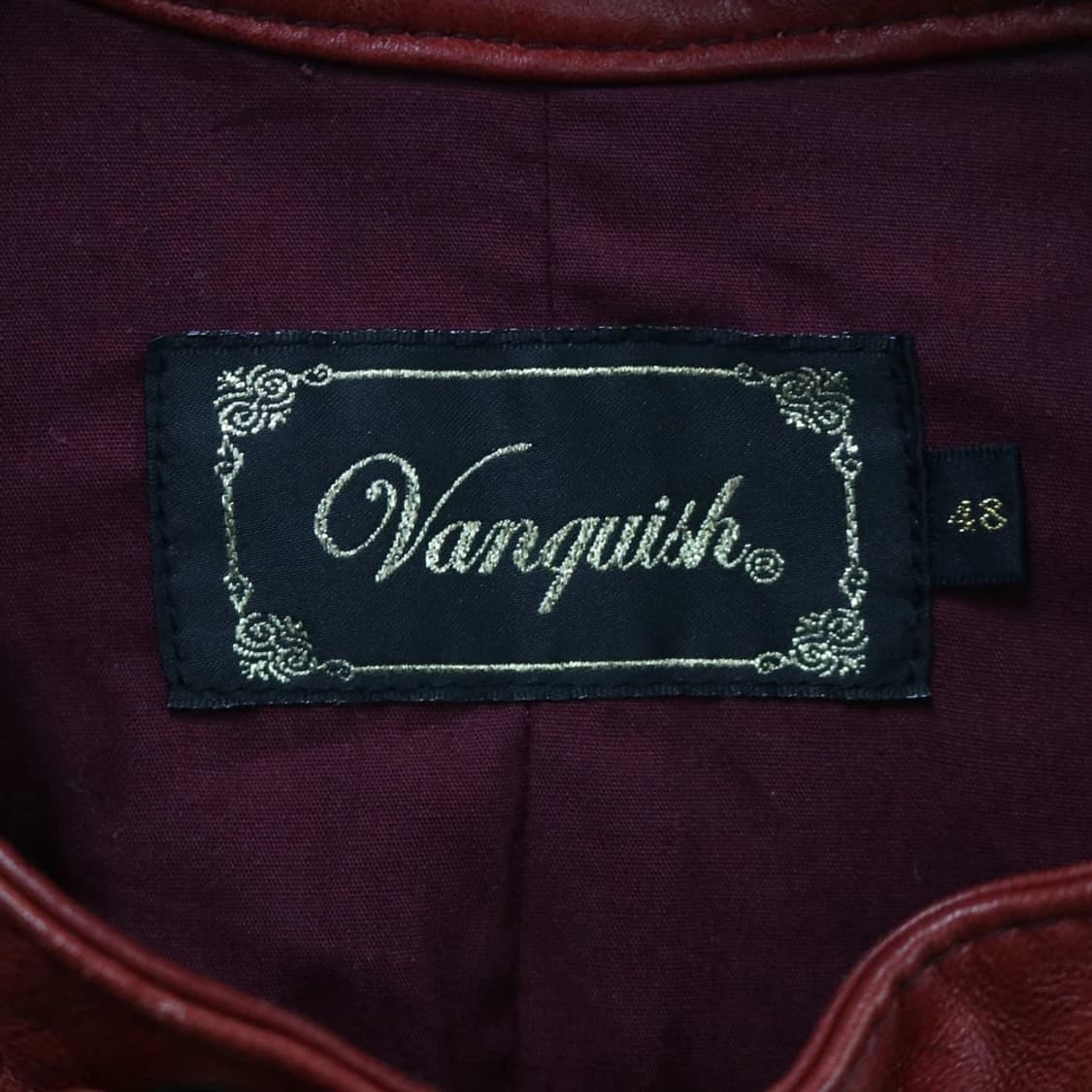 VANQUISH 레드 양가죽 자켓 59520 상품이미지7