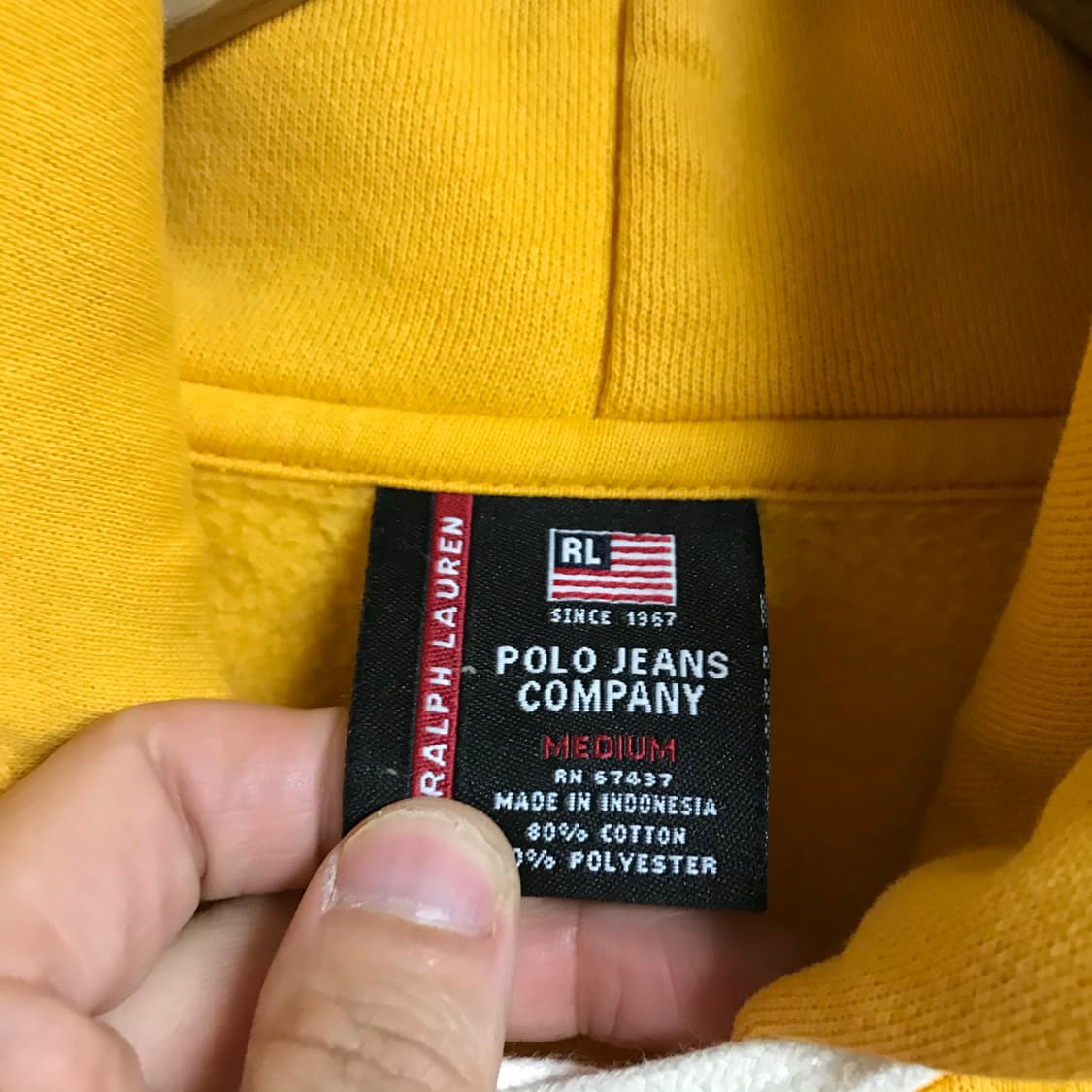 폴로 RL 스펠로고 후드집업자켓 상품이미지3