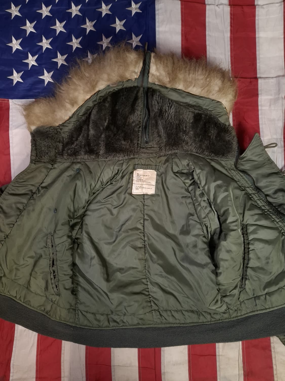 오리지날 80's 미공군 알파사 N-2B 항공자켓 상품이미지8