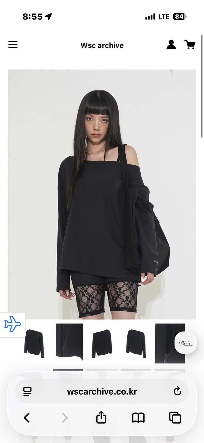 WSC아카이브 Recycle one- shoulder Tee 001 상품이미지2