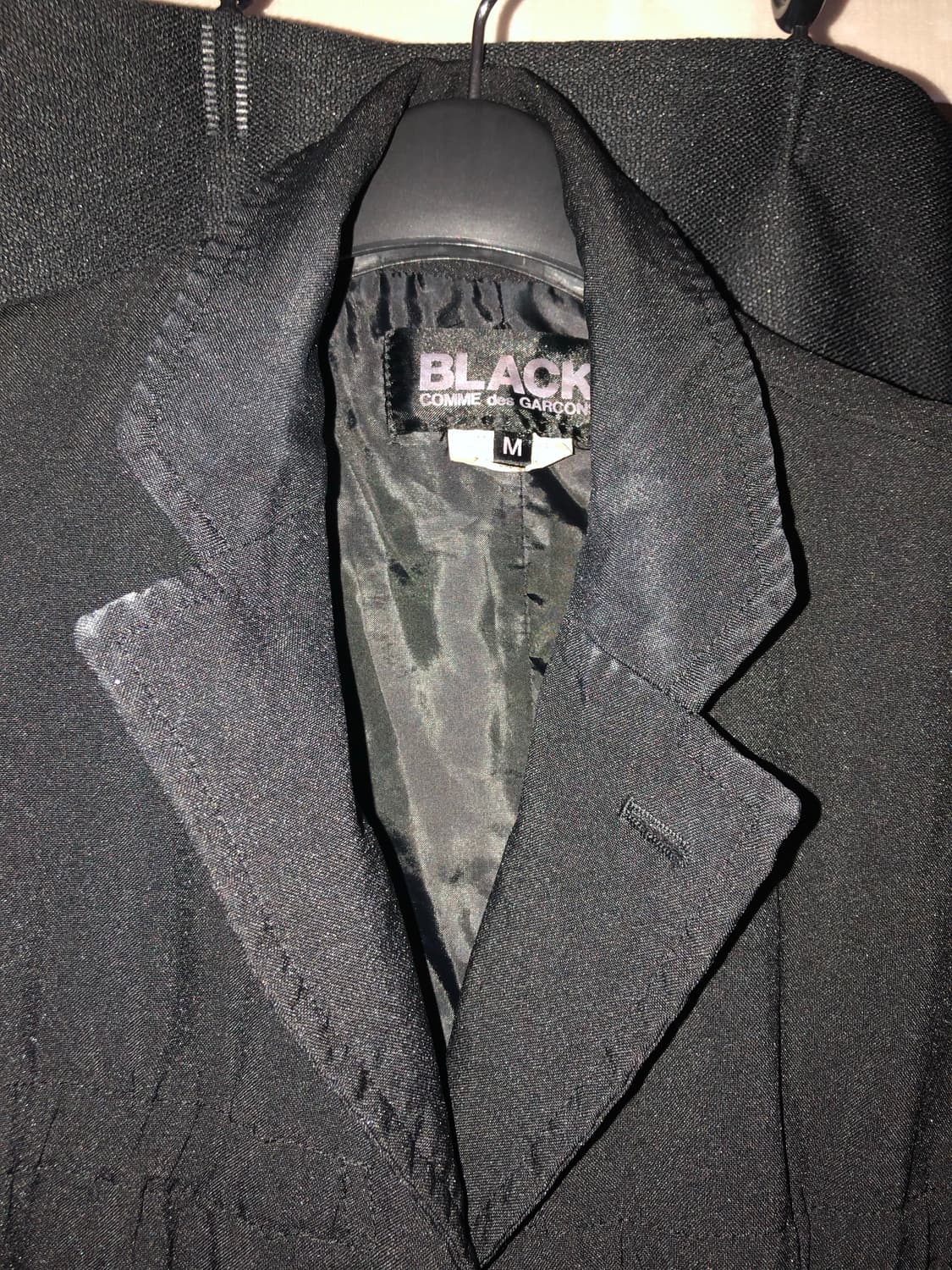 꼼데가르송 CDG 블랙컬렉션 U MAIN 자켓 M 상품이미지7