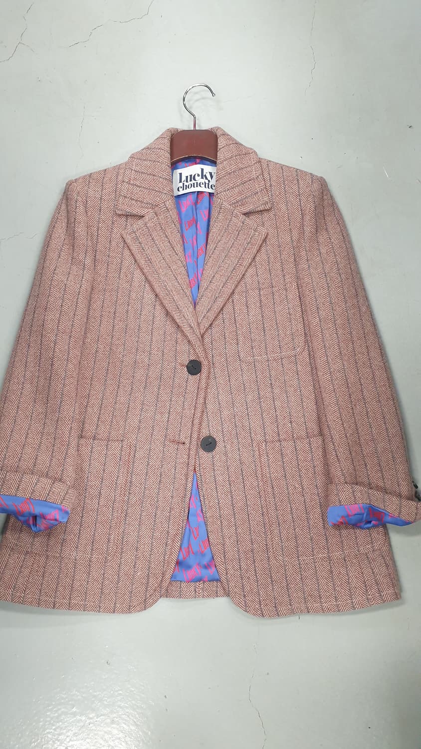 럭키슈에뜨 헤링본 여성 자켓 상품이미지1