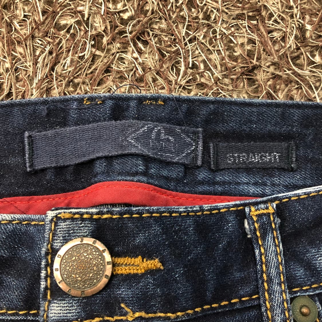 에비수 워싱 포켓 로고 데님 팬츠 상품이미지6