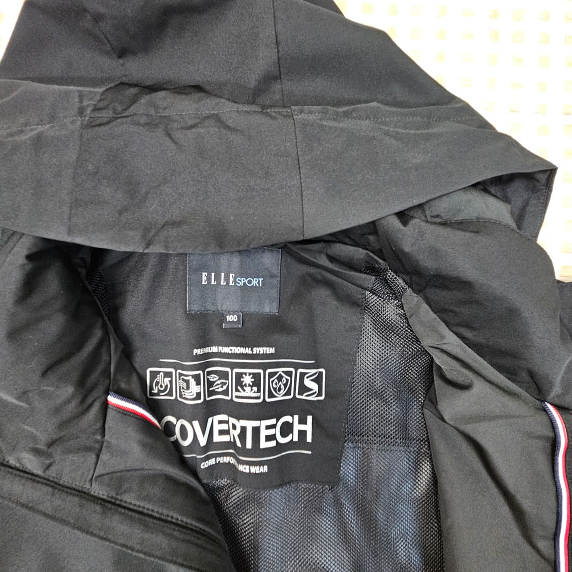 엘르 스포츠 바람막이 후드집업 자켓 남자100~105 상품이미지7