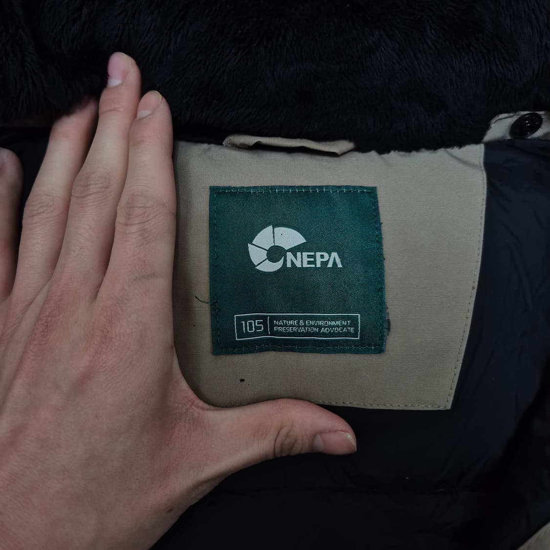 네파 사이드와펜 구스다운 후드 패딩 점퍼 XL(105) 상품이미지6