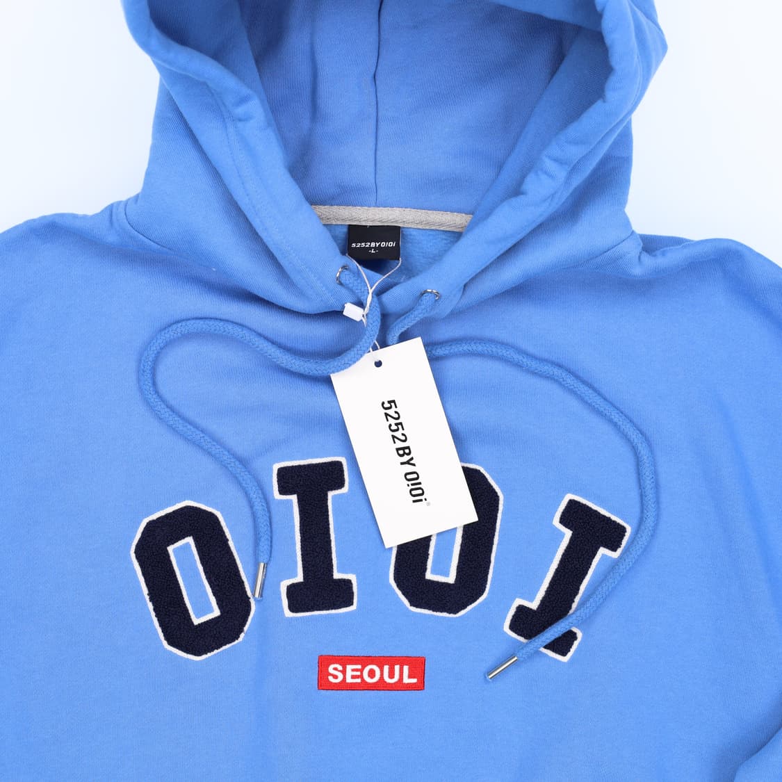 [L] 새상품 OIOI 오아이오아이 서울 기모 후드 티셔츠 N7007 상품이미지3
