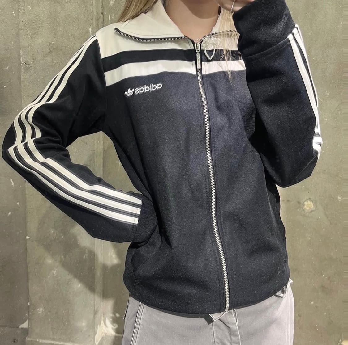 아디다스 화이트•블랙 흰검 83유로파 져지 상품이미지1