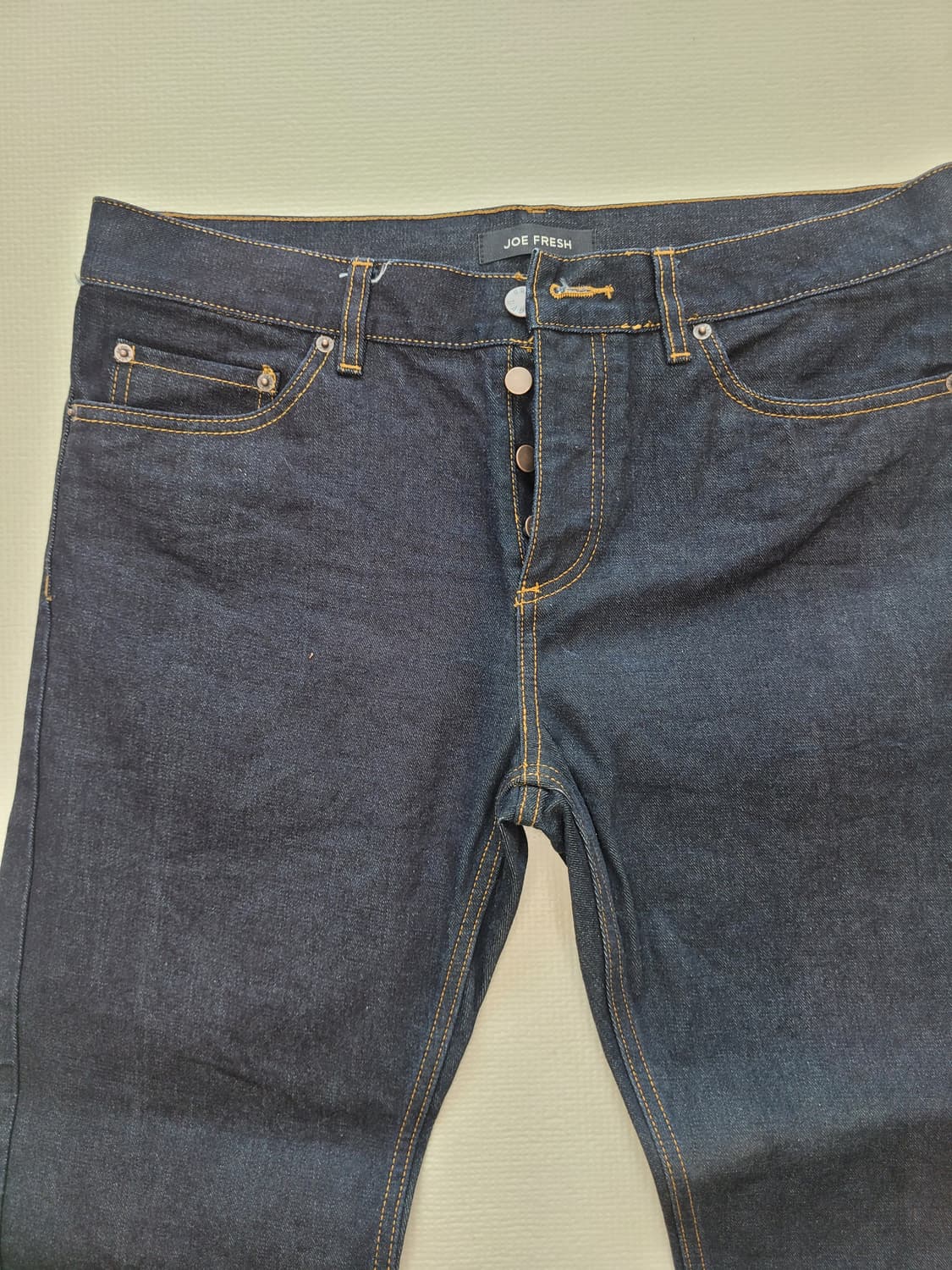 조프레시 JOE FRESH 남자 원워싱 청바지 34 다크네이비 상품이미지4