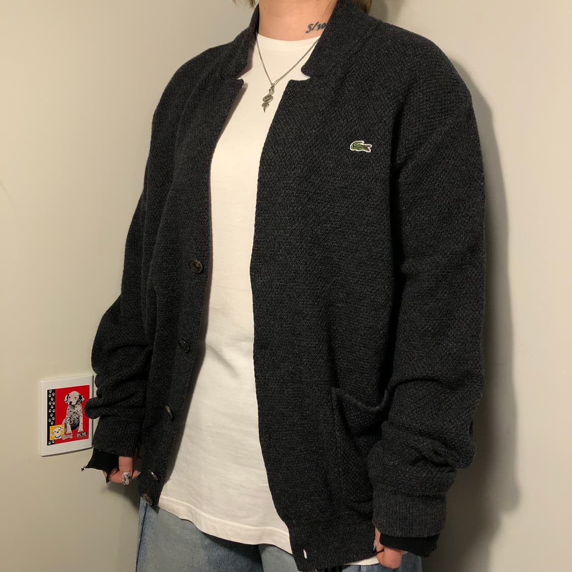 라코스테 보카시 가디건  상품이미지2
