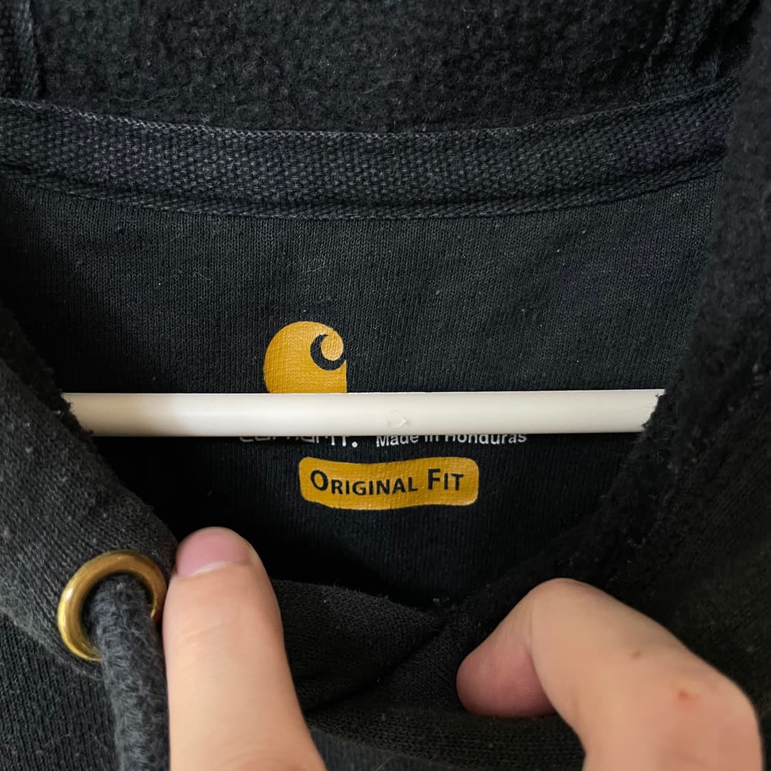 [ M ] 칼하트 WIP 로고 와펜 후드티  상품이미지4