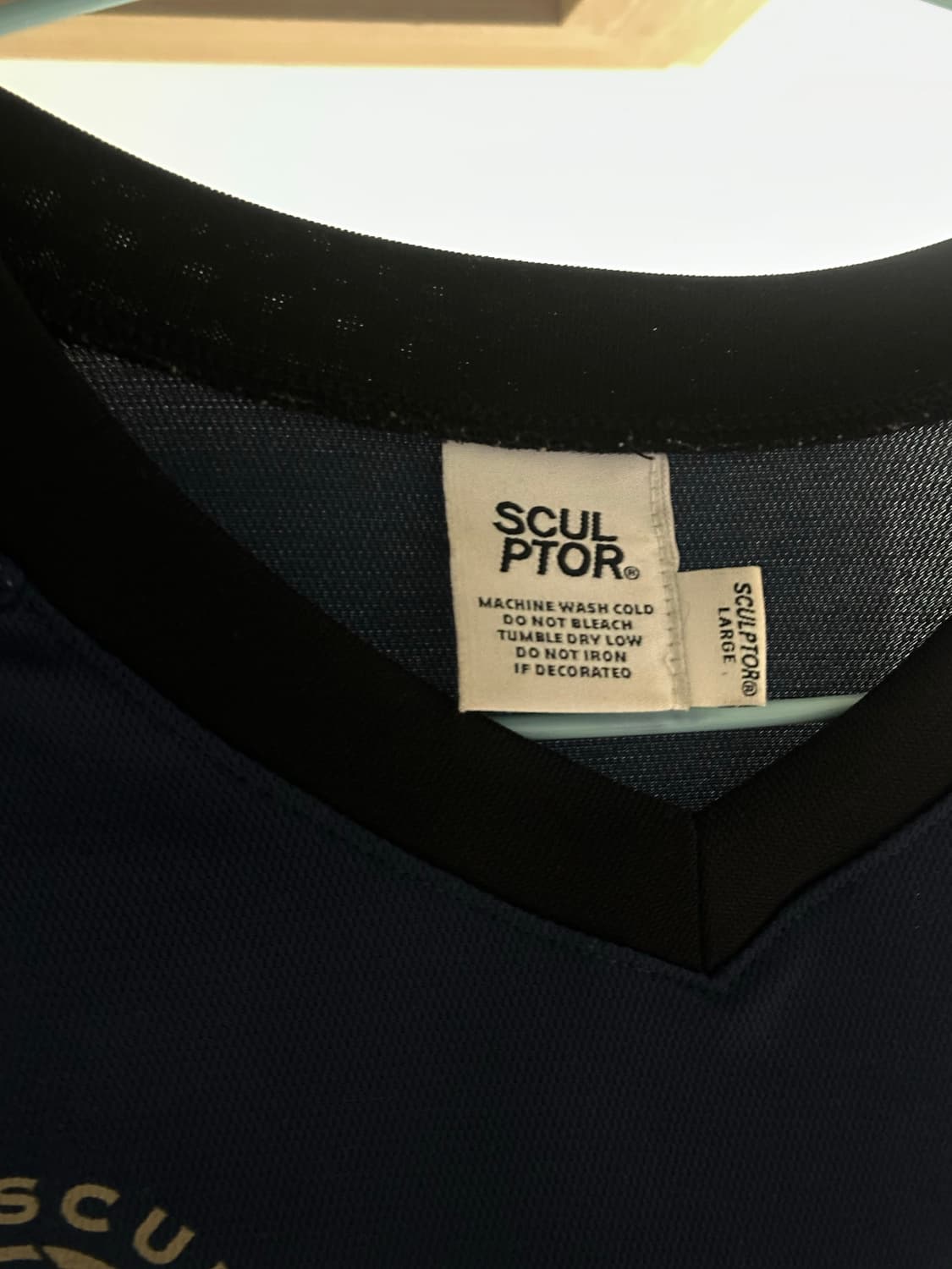 스컬프터 Damier Soccer Jersey Navy  상품이미지3